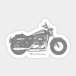 Harley 1200 Custom 19, shadow Sticker